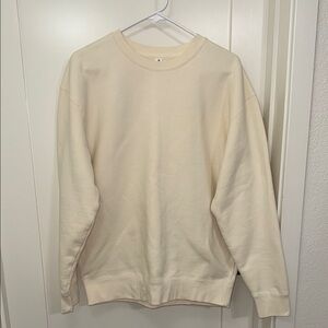 Independent ORGANIC FLEECE
OVERSIZED SWEATSHIRT IN BONE Size M